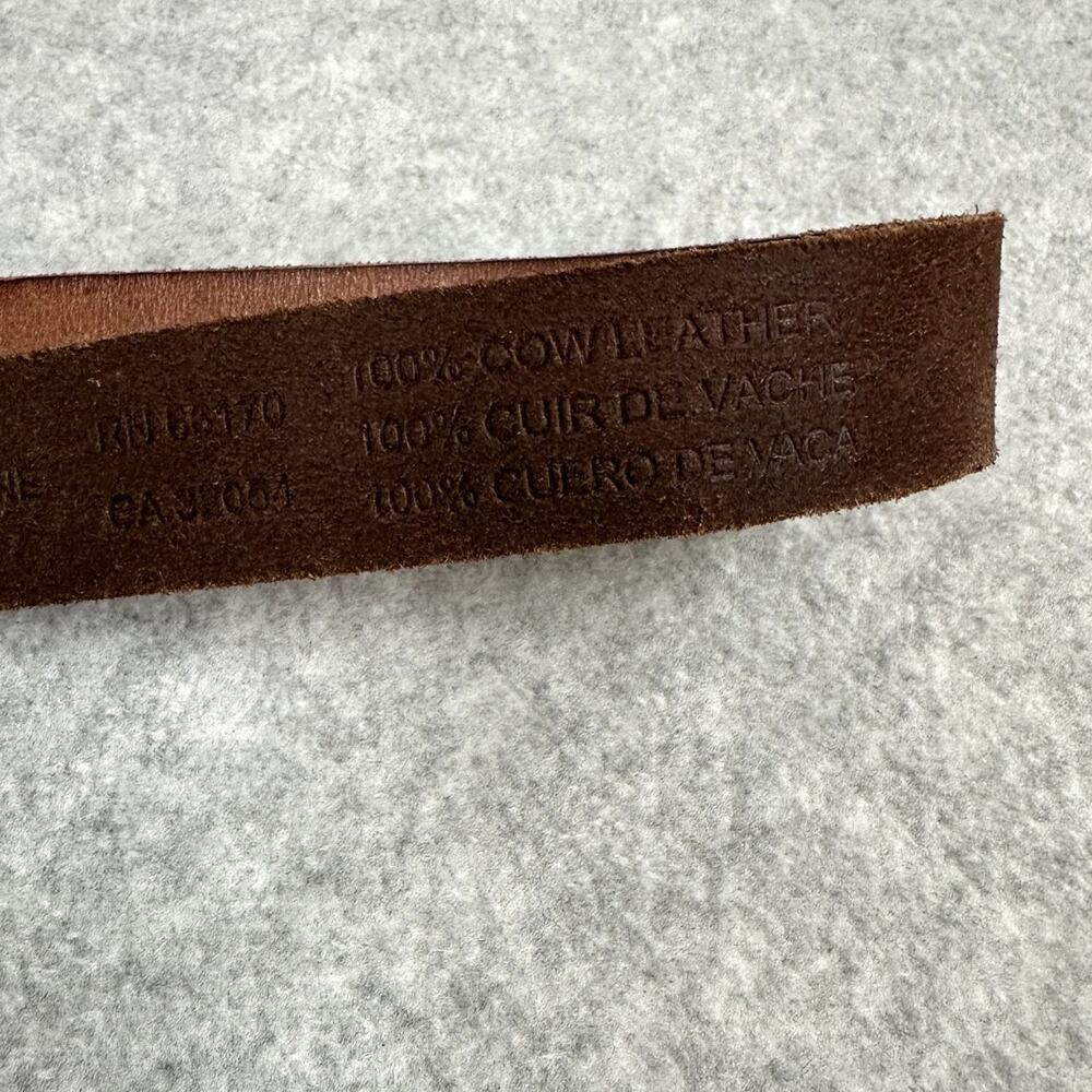 Leather Western Belt Women's M Brown Adjustable Urban Outfitters Rodeo Cowhide - Picture 7 of 11